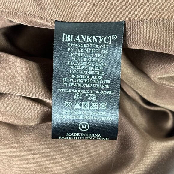 Blank NYC Brown Suede Moto Jacket - Picture 10 of 12